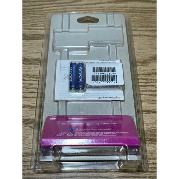 New Sealed NOS Sony Microcassette Recorder Clear‎ Voice Plus & VOR M-570V - Picture 4 of 5